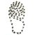 Black Tulsi Wooden Mala Silver Coated Black Tulsi Necklace