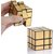 5x5 Gold Mirror Combo Puzzle Magic Rubik Cube 2 Pieces Learning and Brainstorming Game
