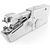 Handy Sewing Machine, Cordless Electric Mini Sewing Machine Handheld Handy Stitch Machine,White
