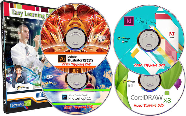 Buy Adobe Photoshop CC Illustrator CC InDesign CC CorelDRAW X8 Video ...
