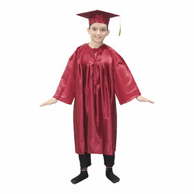 Kaku Fancy Dresses Graduation Gown Maroon for Degree Convocation/Annual Function/Competition/Stage Shows Dress