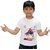 Kaku Fancy Dresses Spider Man Printed Holi Round Neck Half Sleeves T-Shirt -Multicolor