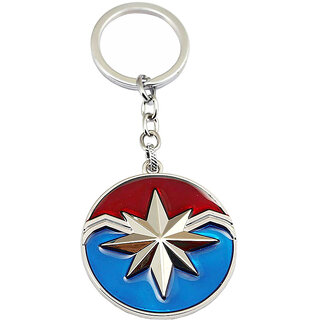 Buy MySale The Ultimate Superhero Captain Marvel Logo Keychain Online ...