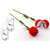 Valentine Gift Couple Ring for Girlfriend Boyfriend with Red Rose Box Platinum Plating  Valentine Day Gift
