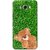 Ezellohub Samsung Galaxy J8 Printed Soft Silicon Cover (Teddy Bear)