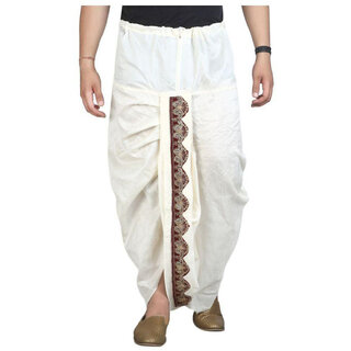 DISONE White Dhoti for Men