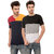 Ample Multicolor Half Sleeve Casual Men's T-Shirt