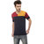 Ample Multicolor Half Sleeve Casual Men's T-Shirt