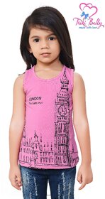 Triki Girls Casual Shirt - Pink - Size 24 (Age 4 - 5 yrs).