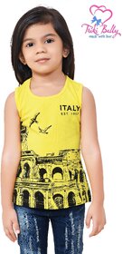 Triki Girls Casual Top - Lemon - Size 34 (Age 9 - 10 yrs).