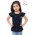 Triki Indigo Strip Girls Top - Size 24 (Age 4 - 5 yrs).