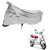 AutoRetail Dust Proof Two Wheeler Polyster Cover for Piaggio Vespa Elegante (Mirror Pocket, Grey Color)