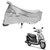 AutoRetail Dust Proof Two Wheeler Polyster Cover for Suzuki Access Swish (Mirror Pocket, Grey Color)