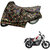 AutoRetail Two Wheeler Polyster Cover for Bajaj V15 with Sun Protection (Mirror Pocket, Jungle Color)