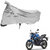 AutoRetail Dust Proof Two Wheeler Polyster Cover for Suzuki Gixxer (Mirror Pocket, Grey Color)