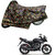 AutoRetail Two Wheeler Polyster Cover for Hero Ignitor with Sun Protection (Mirror Pocket, Jungle Color)