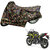 AutoRetail Dust Proof Two Wheeler Polyster Cover for Honda CBR 250R (Mirror Pocket, Jungle Color)