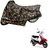 AutoRetail Dust Proof Two Wheeler Polyster Cover for TVS Scooty Pep + (Mirror Pocket, Jungle Color)