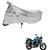 AutoRetail Two Wheeler Polyster Cover for Yamaha FZ S Ver 2.0 with Sun Protection (Mirror Pocket, Grey Color)