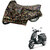 AutoRetail Two Wheeler Polyster Cover for Piaggio Vespa VX with Sun Protection (Mirror Pocket, Jungle Color)