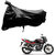 AutoRetail Two Wheeler Polyster Cover for Hero Xtreme Sports with Mirror Pocket (Black Color)