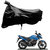 AutoRetail UV Resistant Two Wheeler Polyster Cover for Honda CB Unicorn 160 (Mirror Pocket, Black Color)