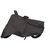 AutoRetail Two Wheeler Polyster Cover for Yamaha YBR 125 with Sun Protection (Mirror Pocket, Grey Color)