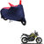 AutoRetail Two Wheeler Polyster Cover for Honda CB Hornet 160R with Mirror Pocket (Red and Blue Color)