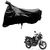 AutoRetail UV Resistant Two Wheeler Polyster Cover for Yamaha SZ-RR (Mirror Pocket, Black Color)
