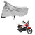 AutoRetail Two Wheeler Polyster Cover for Hero Splendor I Smart with Sun Protection (Mirror Pocket, Silver Color)