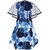 Aarika Girls Blue colored Party wear Midi Dress