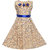 Aarika Girls Blue colored Party wear Midi Dress