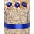 Aarika Girls Blue colored Party wear Midi Dress