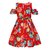 Aarika Girls RED colored Party wear Frock