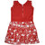 Flora's Self Design Cotton Frocks For Girls