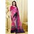 SOFTIEONS E-COMMERCE Sarees Floral Print Multicolor Georgette Fashion Casual wear Women's Saree/Sari With Blouse Piece.