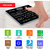 Healthgenie Rechargeable Digital Personal Weighing Scale for Human Body with Room Temperature Display-(Never Quit/Black)