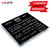 Healthgenie Rechargeable Digital Personal Weighing Scale for Human Body with Room Temperature Display-(Never Quit/Black)