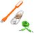 (Tricolor combo No 12 ) 3 in1 combo of LED Light, Data Cable  Aux Cable by KSJ Accessories