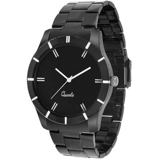 HRV Full Metal CutGlass Black Fancy Boy And Men Watch