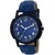 HRV latest NEW bEST chronograph pattern attractive blue new genuine leather belt watch for Men