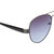 Fair-X Smoke Blue Gradient Flat Lens SS325 Aviator Sunglasses.