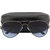 Fair-X Smoke Blue Gradient Flat Lens SS325 Aviator Sunglasses.