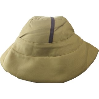 HUNTER OR SHIKARI CAP FABRIC BROWN COLOUR/JAILOR CAP
