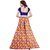 Saadhvi Multi Multicoloured Bangalore Satin Printed Lehenga