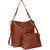 Tan PU Tote Bag
