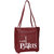 Maroon PU Tote Bag
