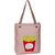 Pink PU Tote Bag