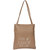 Beige PU Tote Bag