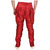 DISONE Red Silk Harem Pant for Men
